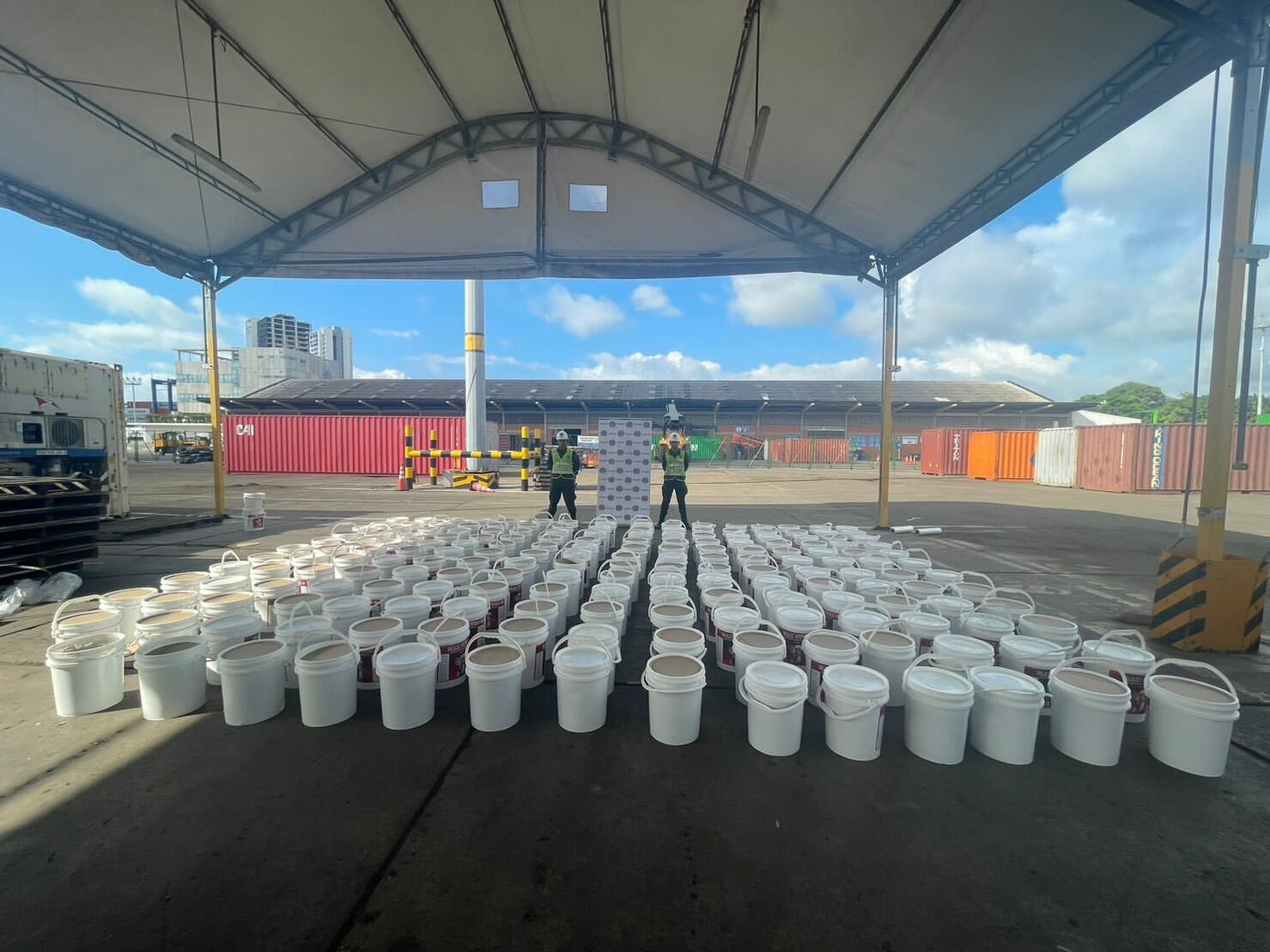 El presidente Gustavo Petro anunció la incautación de cuatro toneladas de cocaína en la ciudad de Cartagena.