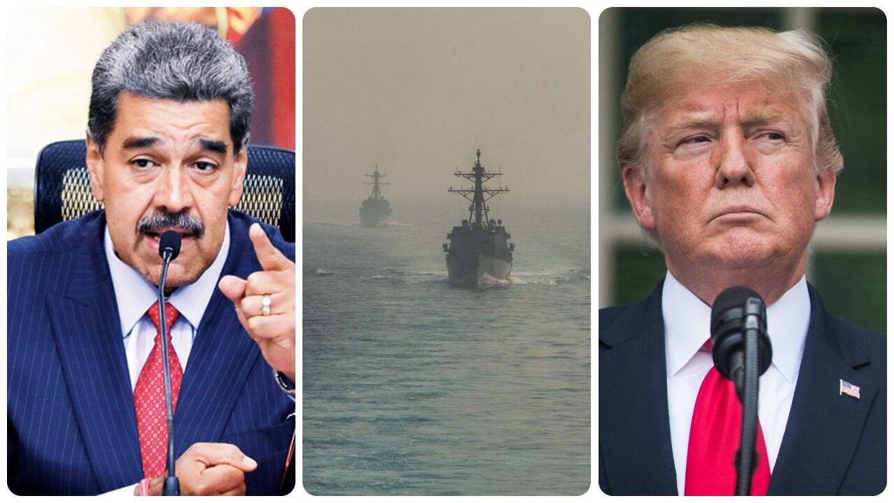 Nicolás Maduro y Donald Trump.
