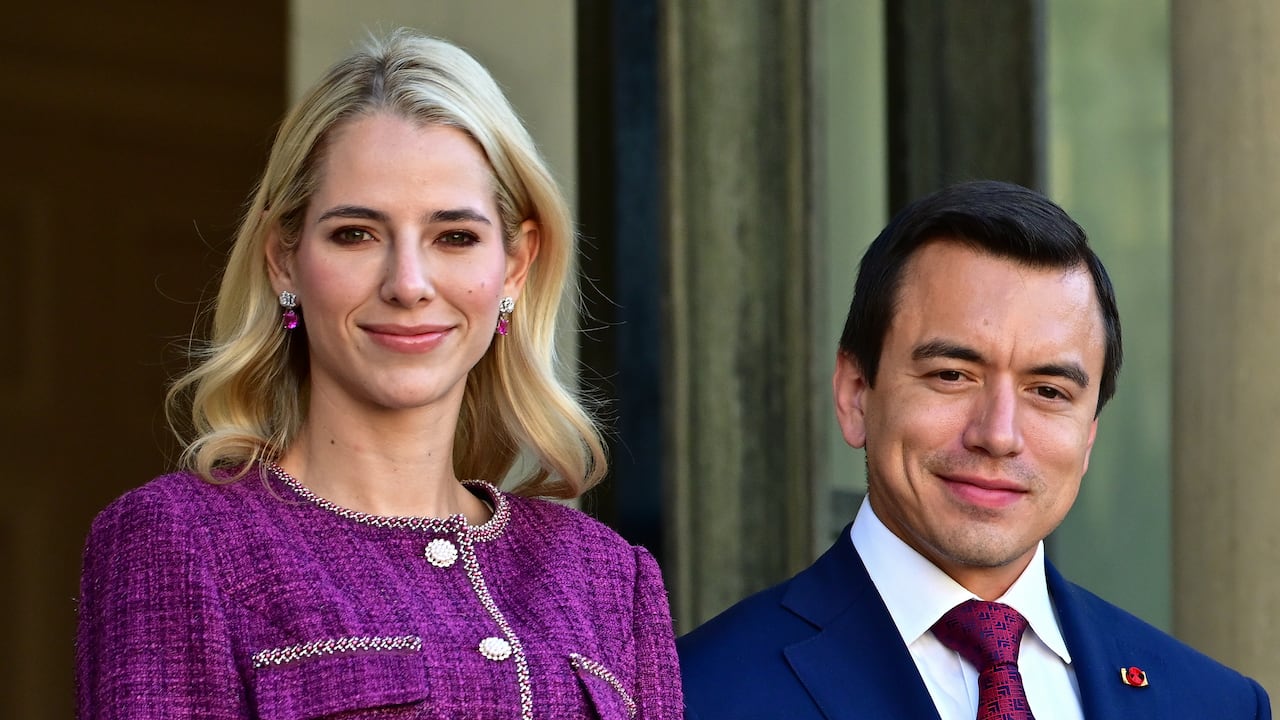 Presidente y primera dama de Ecuador.