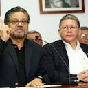 Con la captura de Jesus Santrich el exjefe guerrillero Ivan Marquez en una rueda de prensa del partido politico FARC en Bogota le pidio al presidente Juan Manuel Santos "cumplir con la palabra empeñada.
Bogota abril 10 2018
Foto Guillermo Torres revista Semana