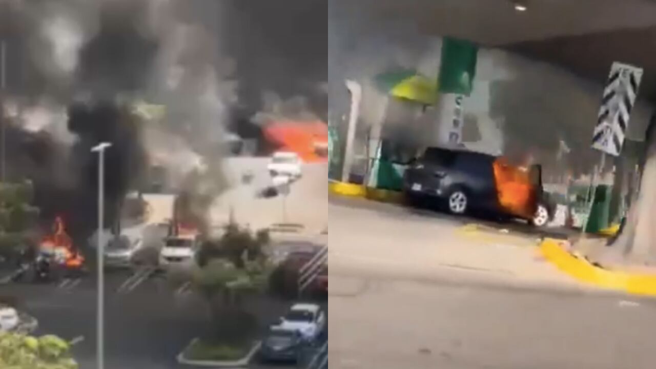 Algunos de los desmanes en México.