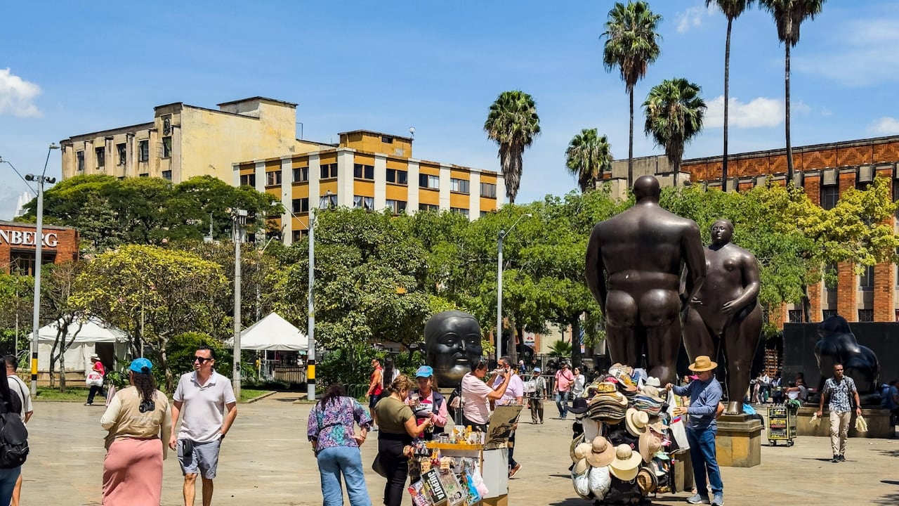 Plaza Botero en Medellín.