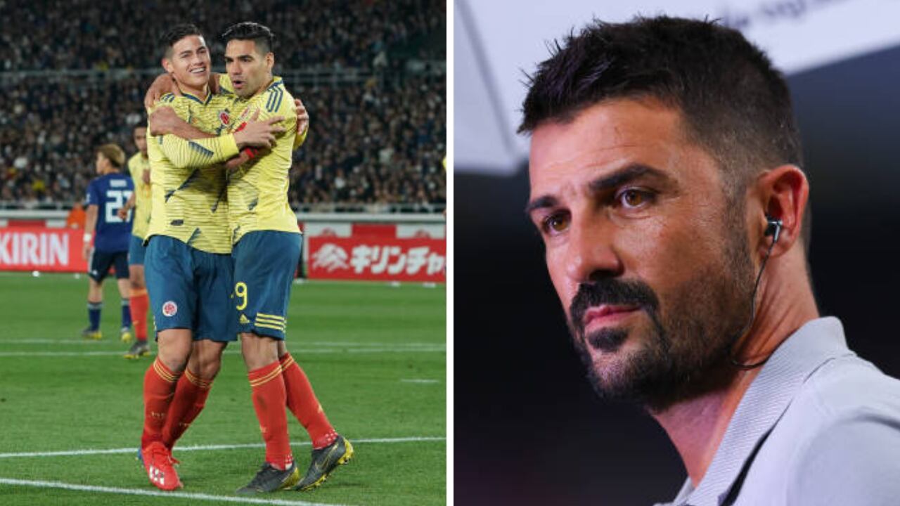 David Villa resaltó la carrera de Falcao, James Rodríguez y Luis Díaz.
