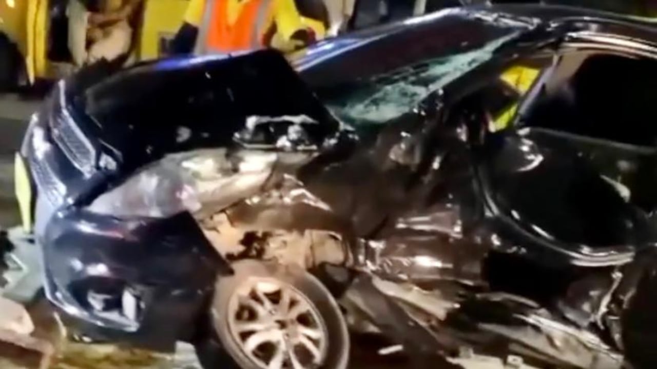 Este es el vehículo en el que se movilizaba la víctima mortal del siniestro.