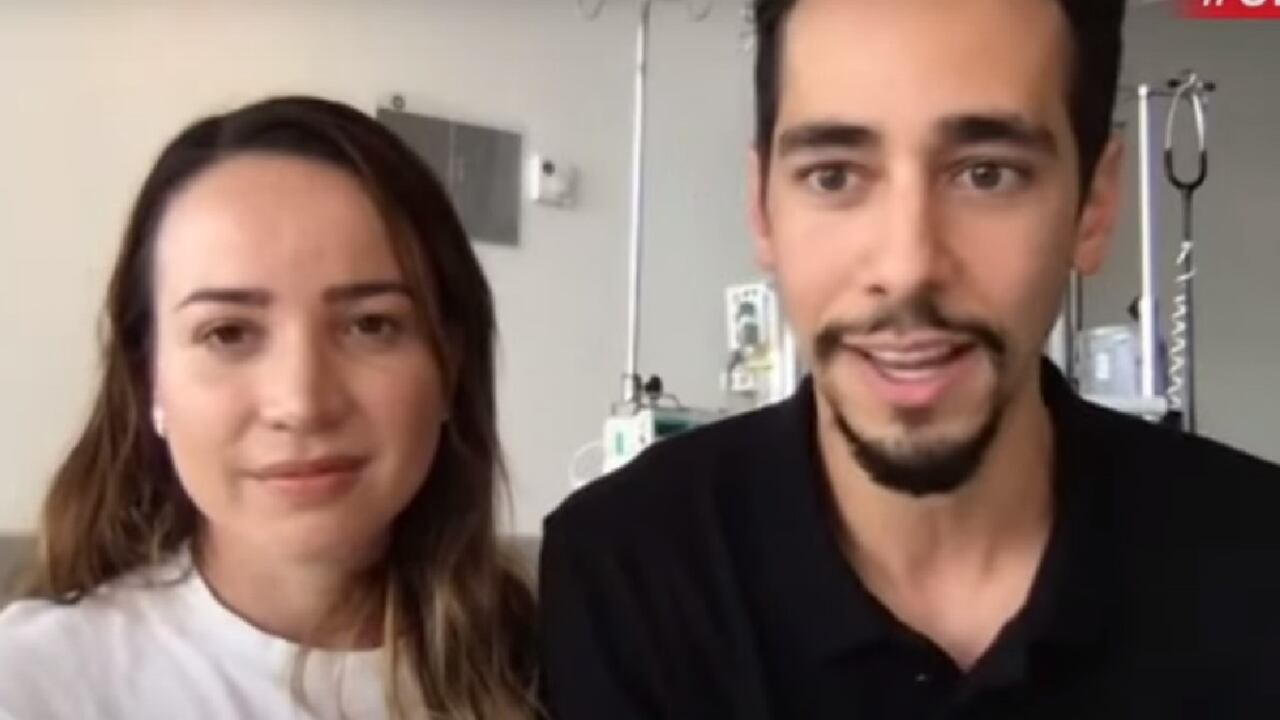 Exconcejal Sara Castellanos y su esposo, Lau Guerra.