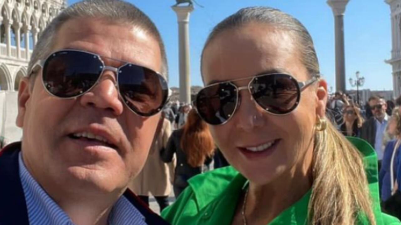 Luz Mery Tristán y su pareja