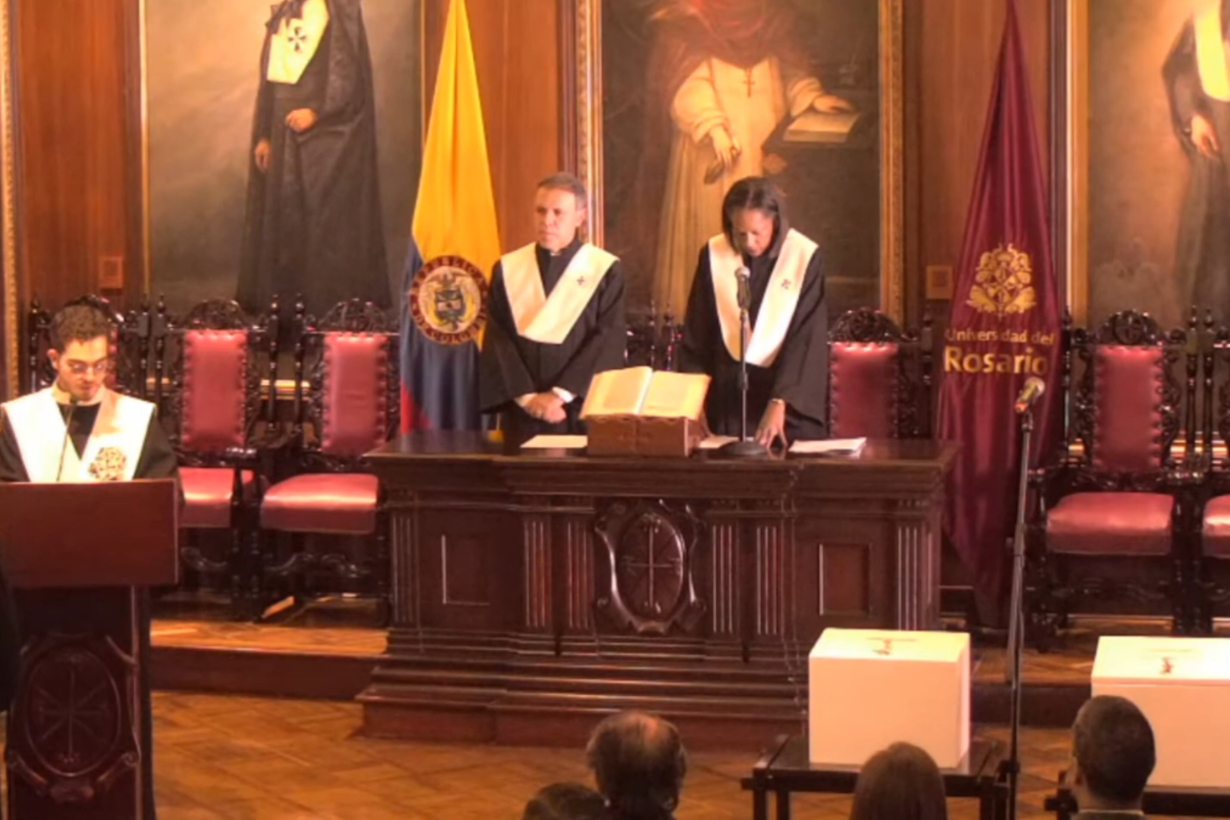 Elección del rector del Rosario.
