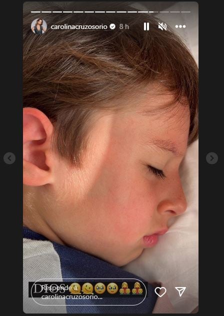 Hijo de Carolina Cruz fue hospitalizado