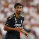 Jude Bellingham en su debut con el Real Madrid.