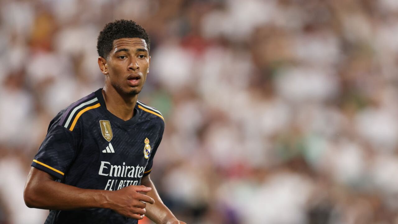 Jude Bellingham en su debut con el Real Madrid.
