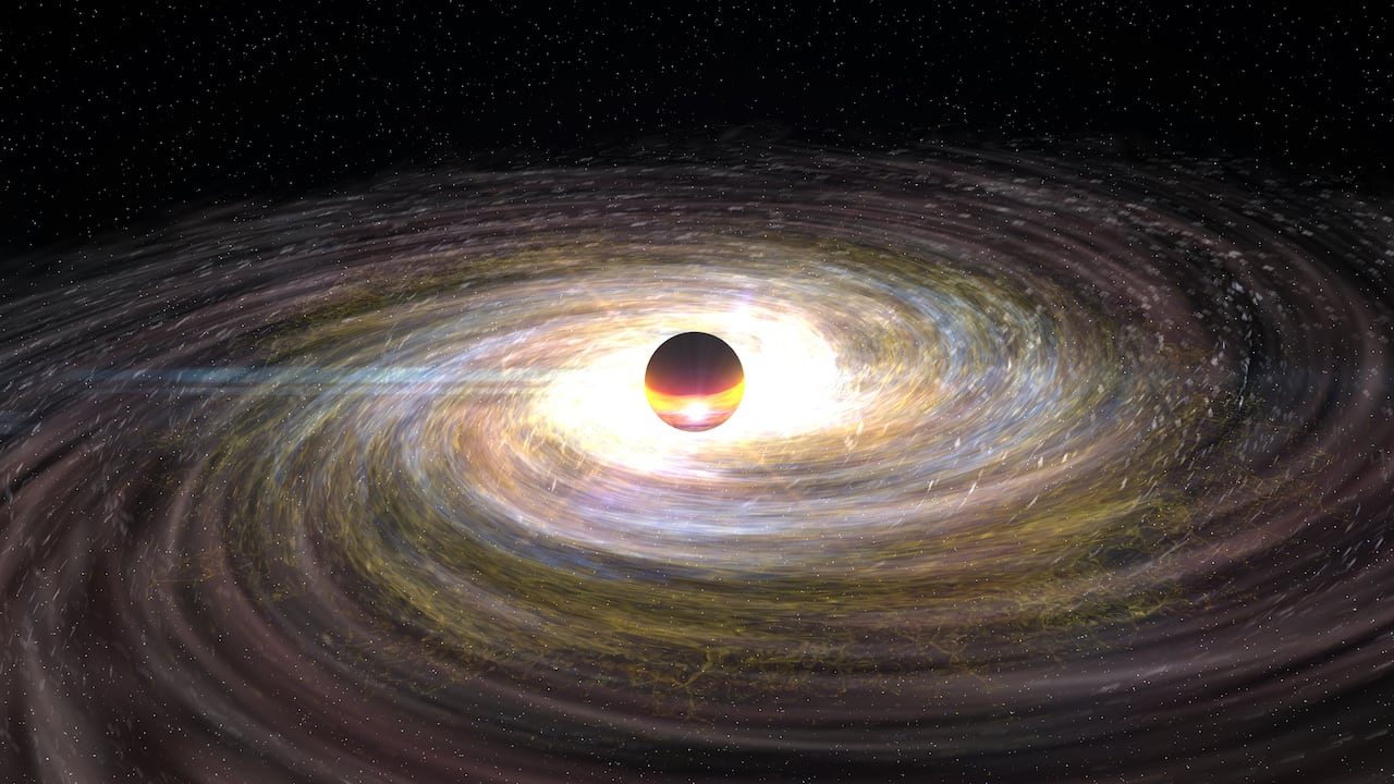 Los agujeros negros supermasivos son enormes objetos cósmicos.