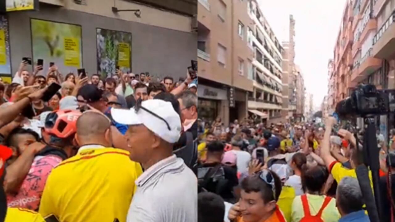 El pedalista antioqueño detuvo la ronda española.