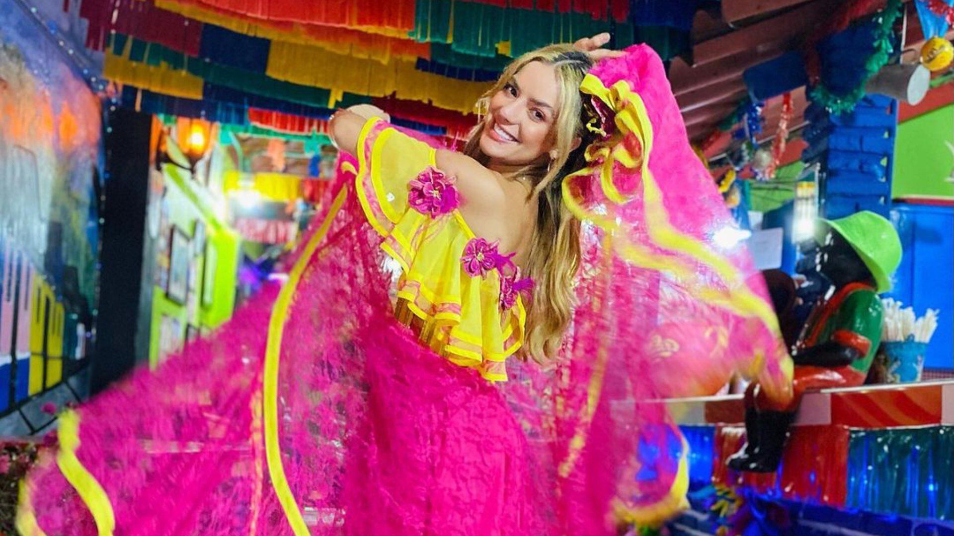 Elianis Garrido es una de las famosas que más disfruta el Carnaval.