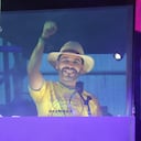 El candidato presidencial Abelardo de la Espriella durante su intervención ante miles de simpatizantes en Buga, donde basó su discurso en la construcción de la “Patria Milagro”.