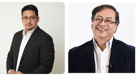 Andrés Hernández y Gustavo Petro.