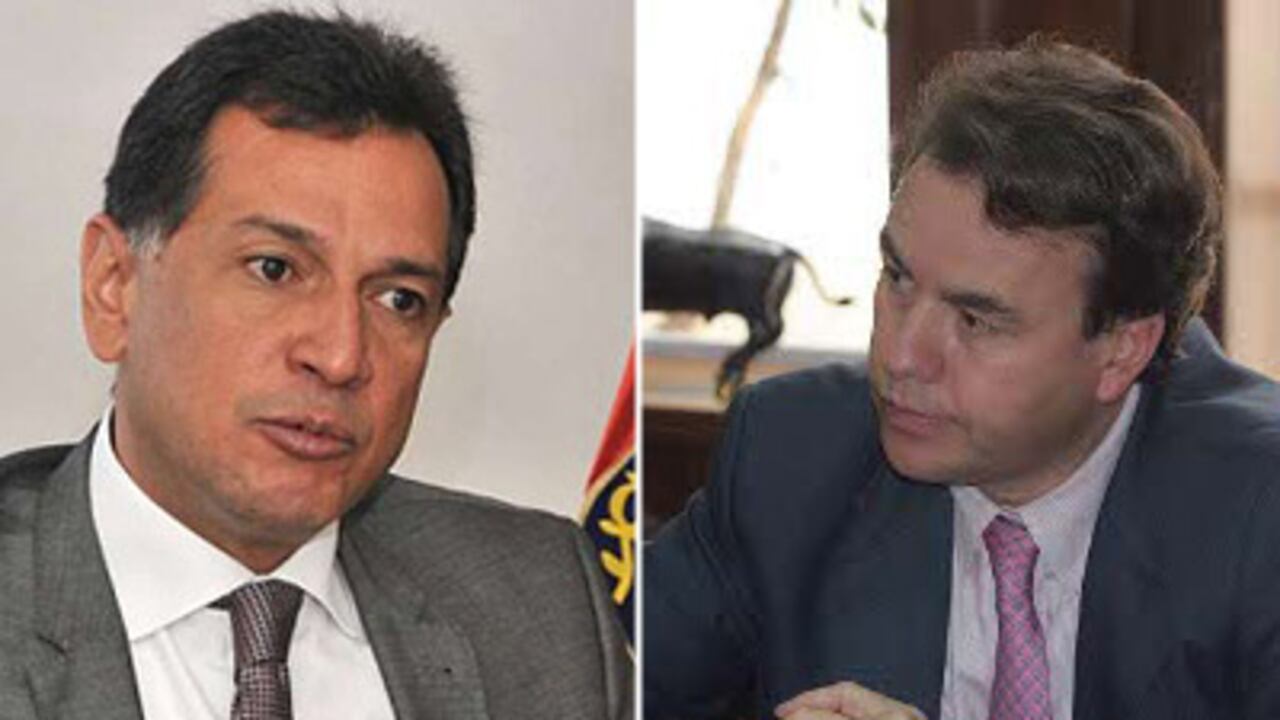 Elemir Pinto, director del IDRD, y Felipe Negret, gerente de la Corporación Taurina.