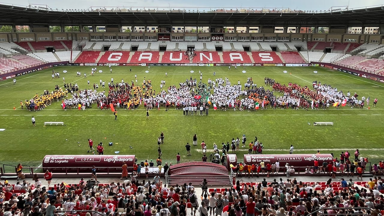 Inauguración del Campeonato del Mundo Sub-24 de Ultimate Frisbee en Logroño, España.