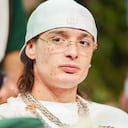 Peso Pluma speaks onstage at Billboard Latin Music Week held at Faena Forum on October 3, 2023 in Miami Beach, Florida. (Photo by Christopher Polk/Billboard via Getty Images)