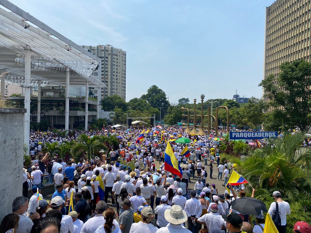 Marcha en Cali - 20 de junio