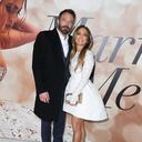 Ben Affleck y Jennifer López en la proyección especial de Los Ángeles de 'Marry Me' el 8 de febrero de 2022 en Los Ángeles, California.