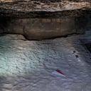 This handout picture released by the Egyptian Ministry of Tourism and Antiquities on June 24, 2024 shows the site of a discovery of 33 ancient tombs in Egypt's southern city of Aswan. The new discovery in Aswan could give "new information on diseases" prevalent at the time, Egypt's tourism and antiquities ministry said on June 24. A joint Egyptian-Italian archaeological mission found the tombs, dating back to the Ancient Egyptian Late Period, as well as the Greco-Roman Periods -- which collectively lasted from the seventh century BC until around the fourth century AD. (Photo by Egyptian Ministry of Antiquities / AFP) / == RESTRICTED TO EDITORIAL USE - MANDATORY CREDIT "AFP PHOTO / HO / EGYPTIAN MINISTRY OF ANTIQUITIES- NO MARKETING NO ADVERTISING CAMPAIGNS - DISTRIBUTED AS A SERVICE TO CLIENTS ==