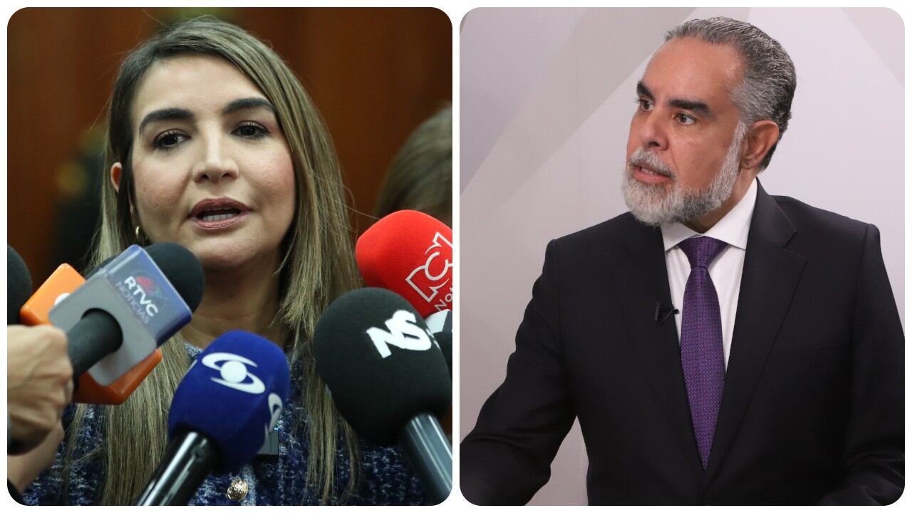 Nadia Blel y Armando Benedetti