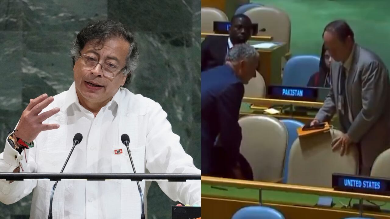 Delegación de Estados Unidos ante las Naciones Unidas abandonó el recinto durante el discurso del presidente Petro