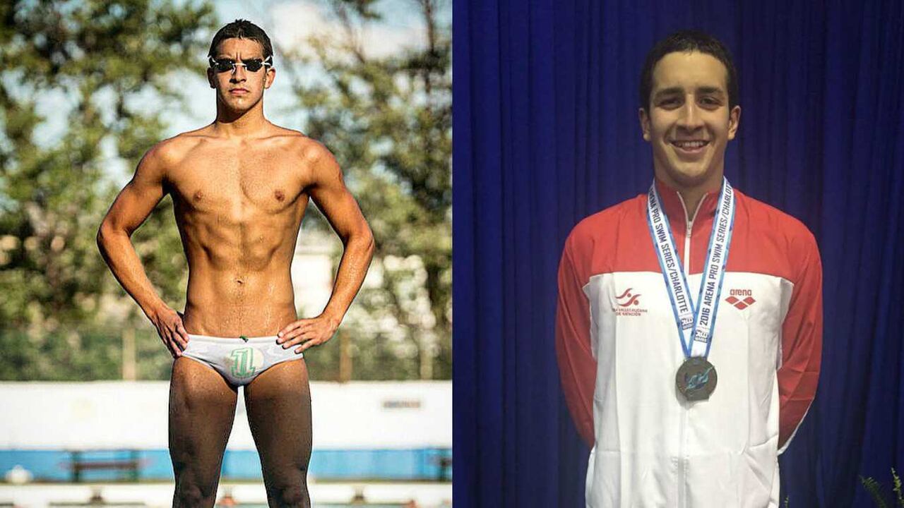 Jonathan Gomez, nadador colombiano. Cortesía Indervalle
