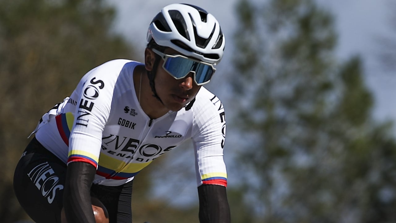 Egan Bernal, ciclista colombiano al servicio del Ineos