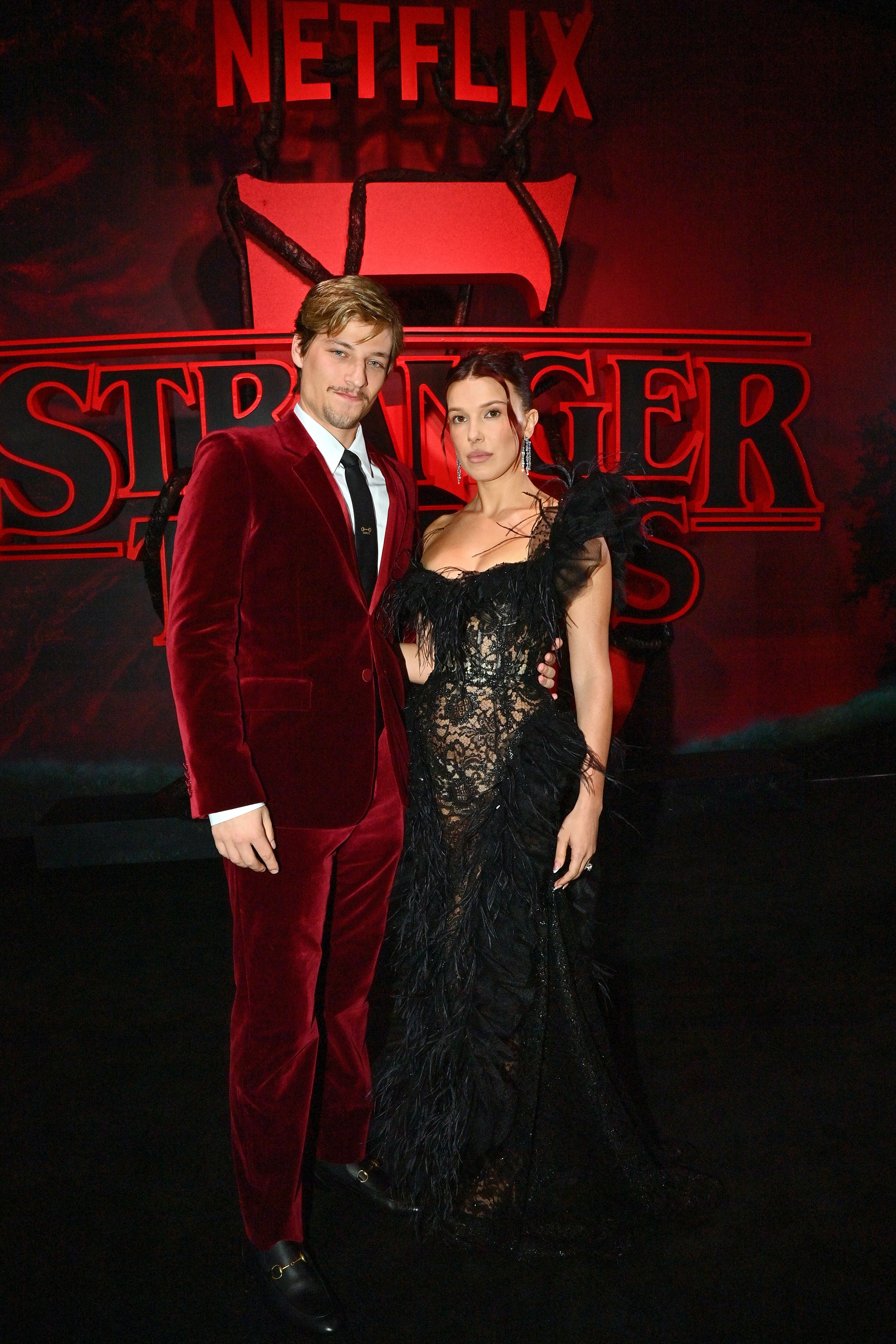 Millie Bobby Brown durante la premiere mundial de la quinta y última temporada de Stranger Things en Hollywood.