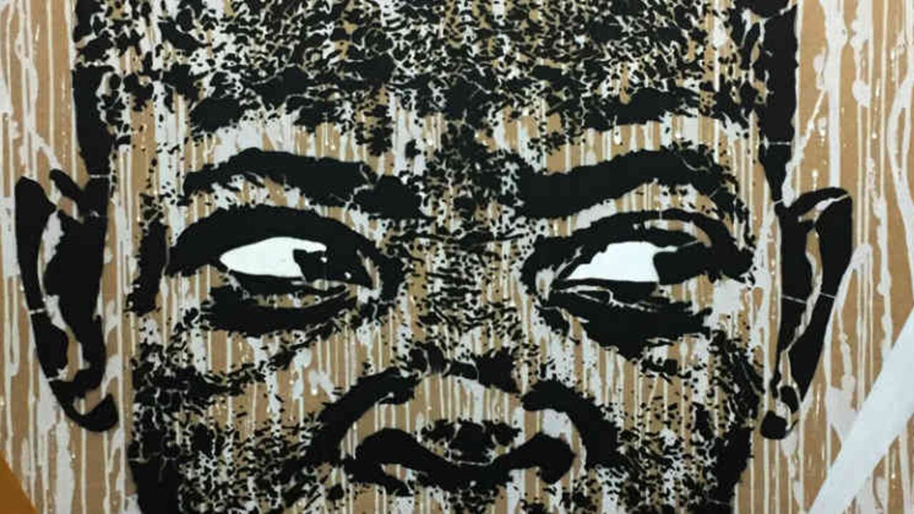 Fragmento de la pieza de Toxicómano que estará exhibida en Casa Hoffmann desde esta semana.