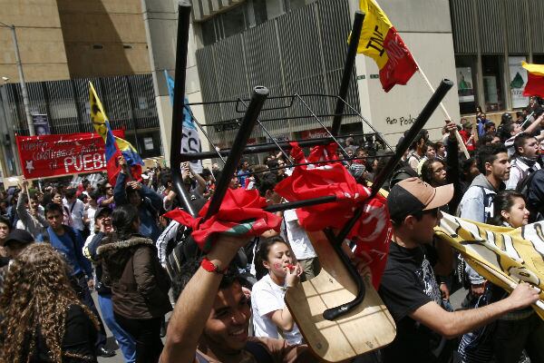 En la capital, la movilización transcurrió sin mayores contratiempos, según las autoridades distritales.