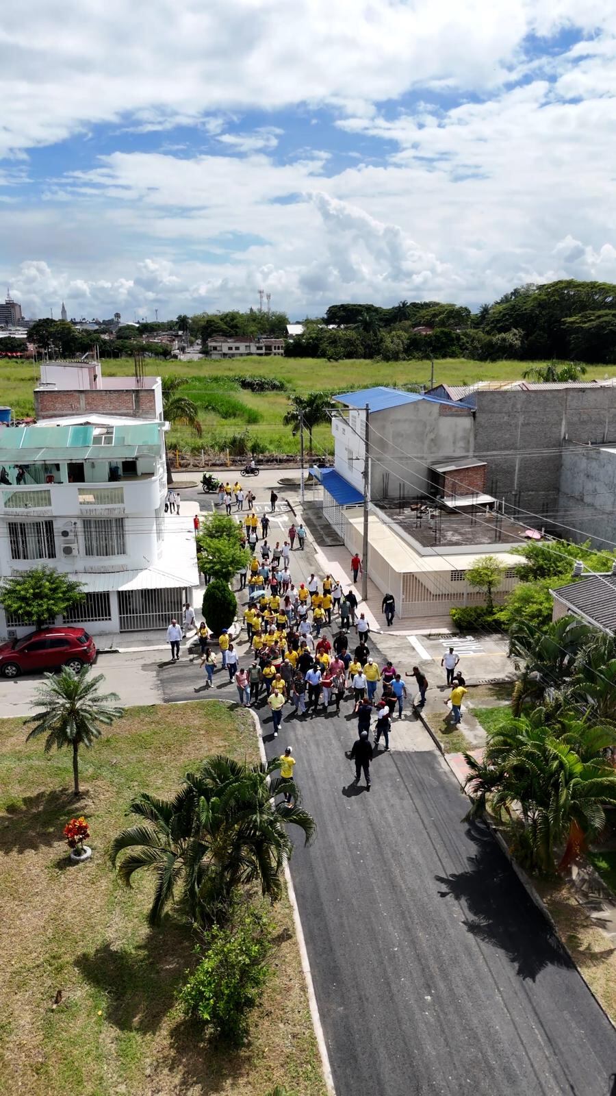 Entrega de obras viales en Palmira