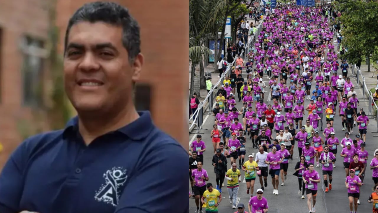 Enrique Rodríguez Suárez y la Media Maratón de Bogotá que se realizó el domingo, 27 de julio.