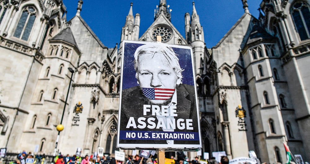 La extradición de Julian Assange a los Estados Unidos parece una cuestión de tiempo ahora. Foto: AFP