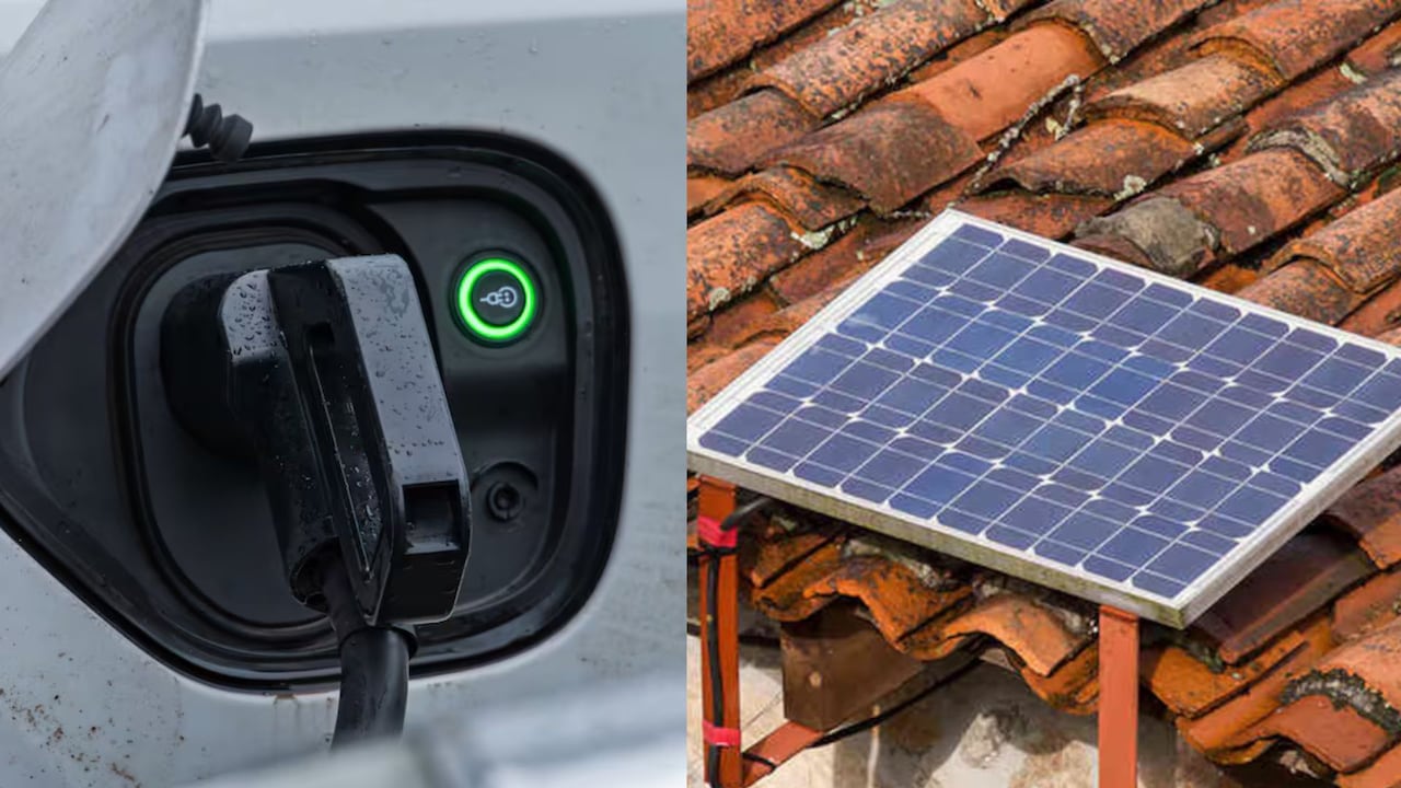 Los paneles solares ofrecen ahorros a los propietarios de vehículos eléctricos.