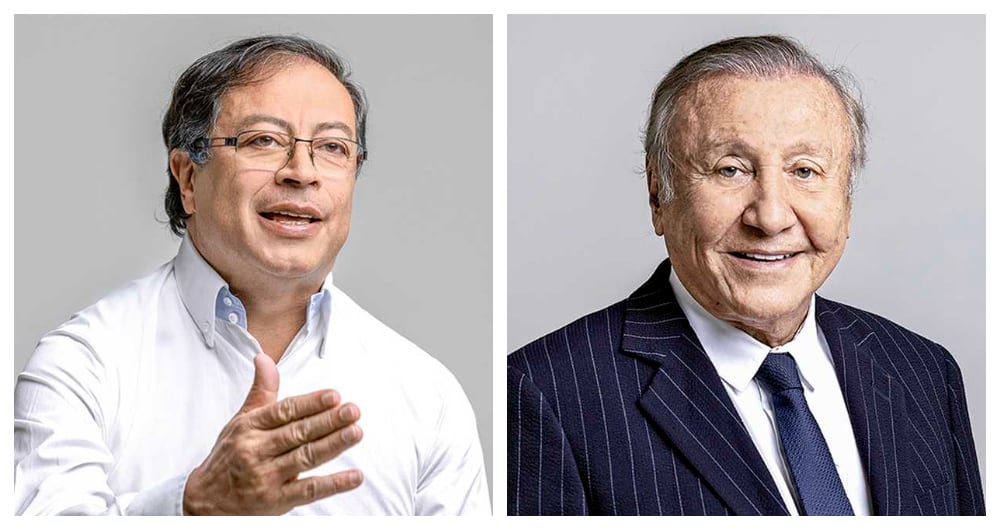 Rodolfo Hernández y Gustavo Petro.