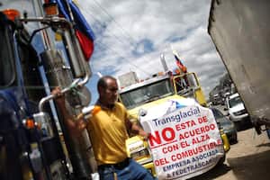 Marchas gasolina camioneros