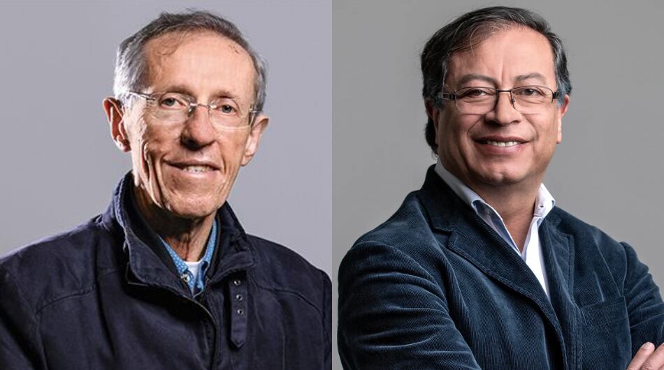 Antonio Navarro y Gustavo Petro.
