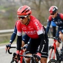 Nairo Quintana terminó segundo en la etapa y se hace dueño de la camiseta verde
