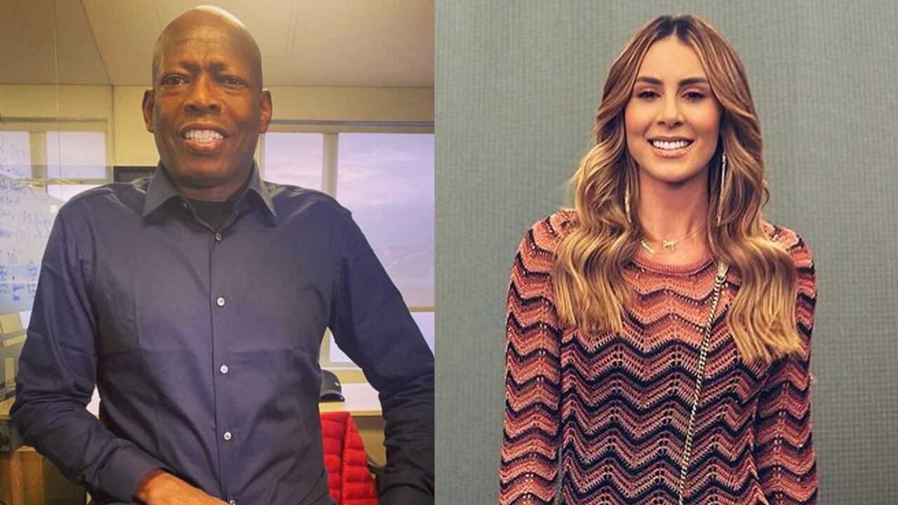 El Tino y Carolina protagonizaron un momento cómico en Día a Día. Fotos: Instagram @eltinoasprilla - @caritosotooficial.