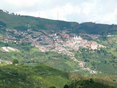 Panorámica de Concordia, Antioquia.