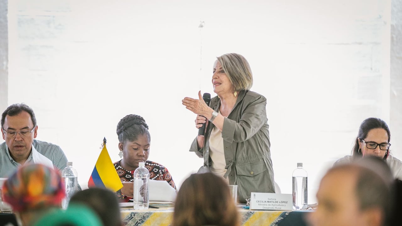 La ministra de Agricultura, Cecilia López