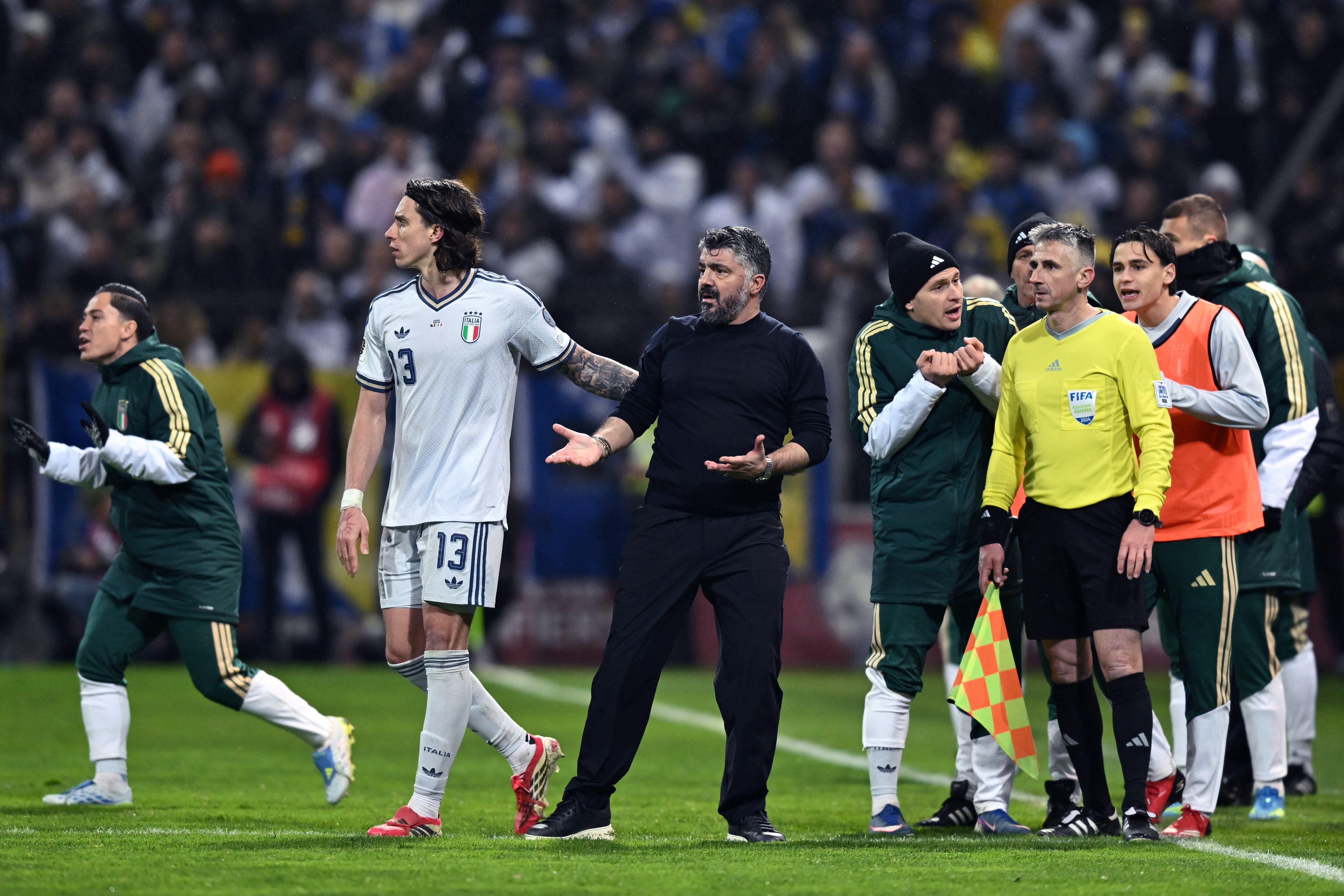 Gennaro Gattuso contra Bosnia.