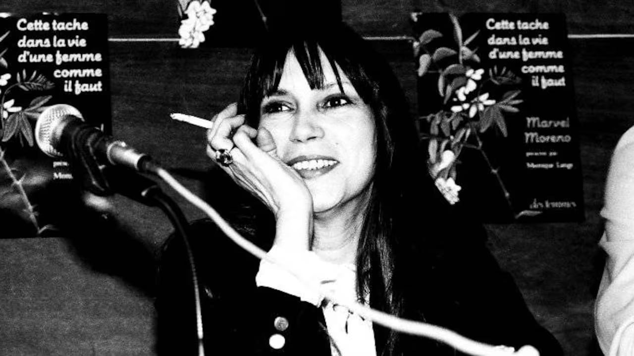 La escritora barranquillera Marvel Moreno en París.