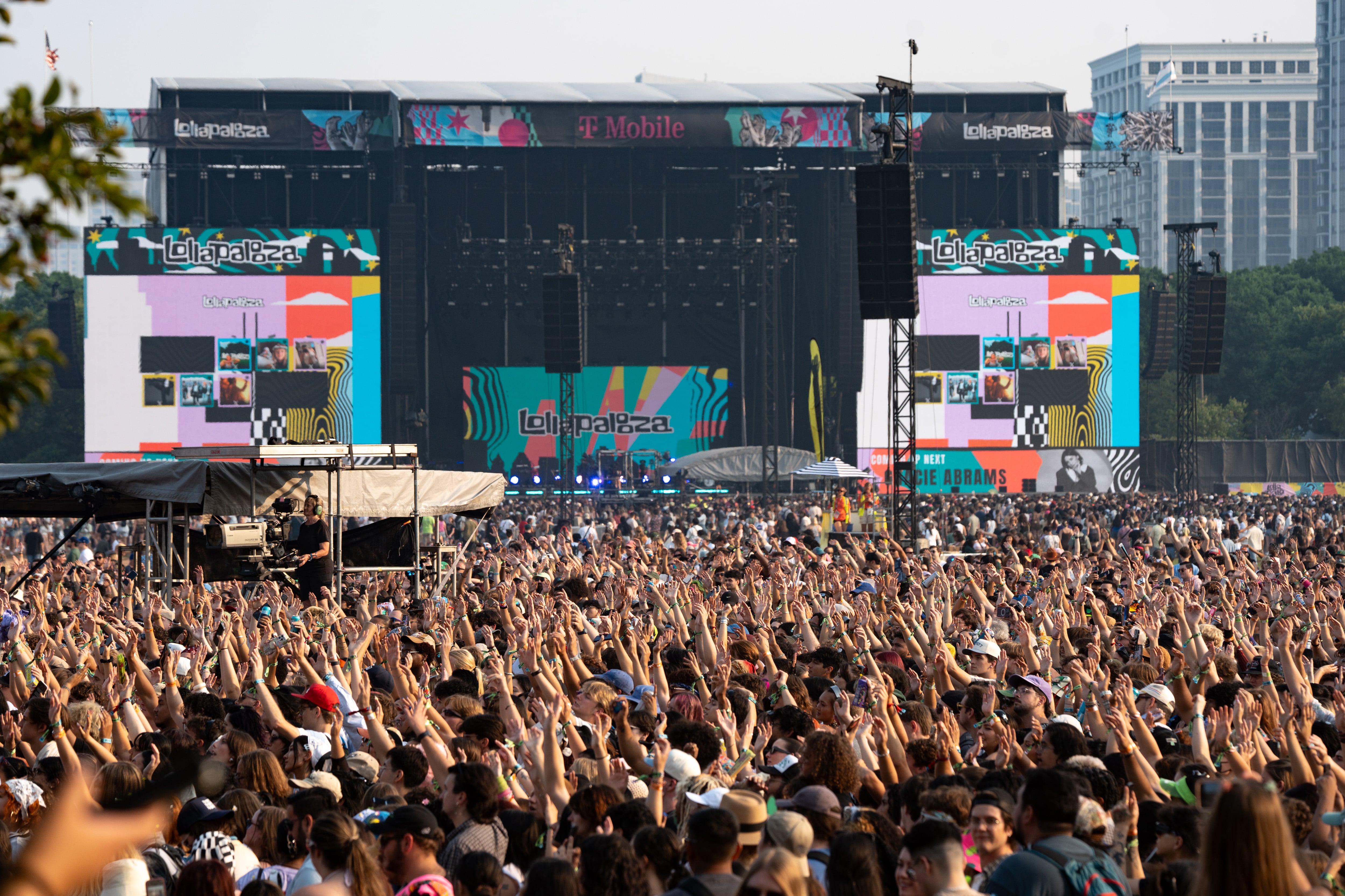 Lollapalooza e el Grant Park de Chicago, en 2025. Foto: Joshua Applegate / WireImage.