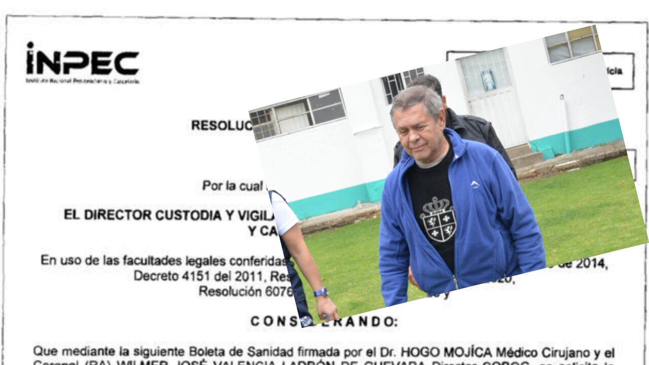 La orden que autorizó la salida de Carlso Mattos de la cárcel