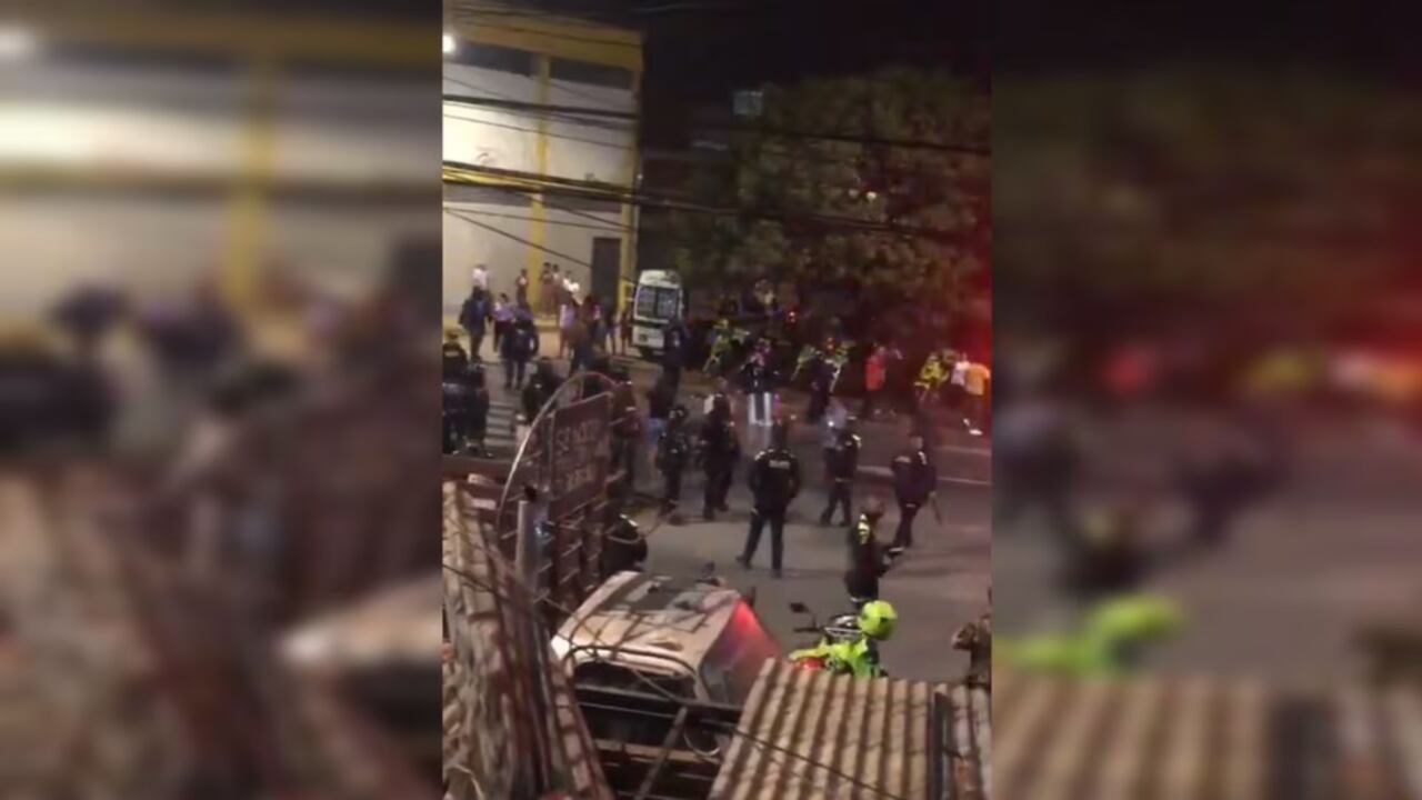 Disturbios en el oriente de Cali.