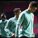 James Rodríguez no terminpo el entrenamiento con la Selección Colombia de cara al duelo con Japón