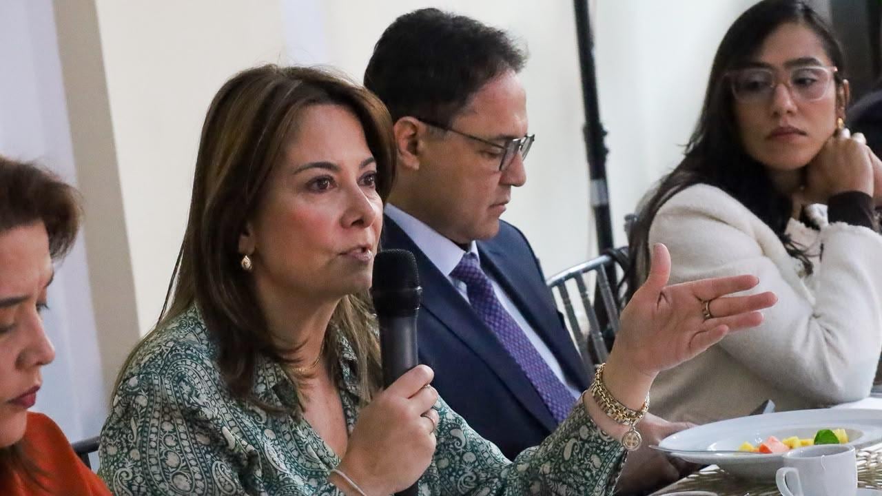 La ministra de Salud, Ana María Vesga.
